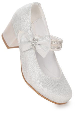 KİKO KİDS CAMELİ VAKKO GÜNLÜK KIZ ÇOCUK 4 CM TOPUKLU ABİYE AYAKKABI