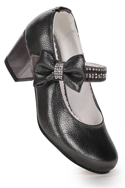 KİKO KİDS CAMELİ VAKKO GÜNLÜK KIZ ÇOCUK 4 CM TOPUKLU ABİYE AYAKKABI