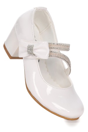 KİKO KİDS AİSHA RUGAN GÜNLÜK KIZ ÇOCUK 4 CM TOPUKLU ABİYE AYAKKABI