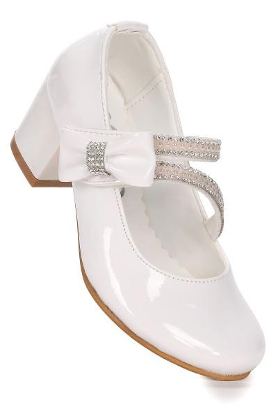 KİKO KİDS AİSHA RUGAN GÜNLÜK KIZ ÇOCUK 4 CM TOPUKLU ABİYE AYAKKABI