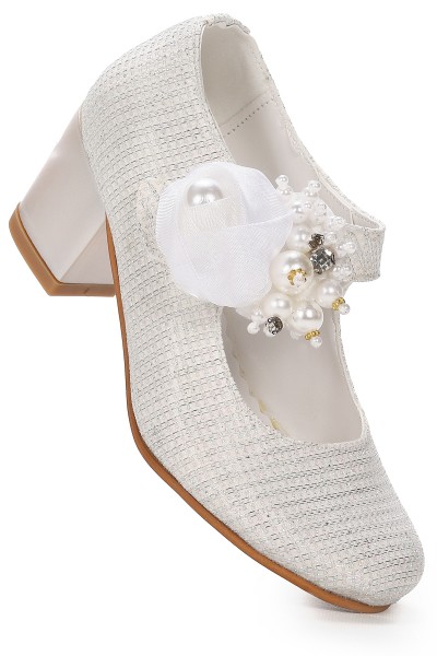 KİKO KİDS ANGELİNA ÇUPRA GÜNLÜK KIZ ÇOCUK 4 CM TOPUKLU ABİYE AYAKKABI