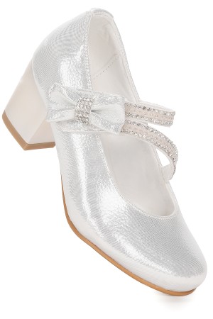 KİKO KİDS AİSHA VAKKO GÜNLÜK KIZ ÇOCUK 4 CM TOPUKLU ABİYE AYAKKABI