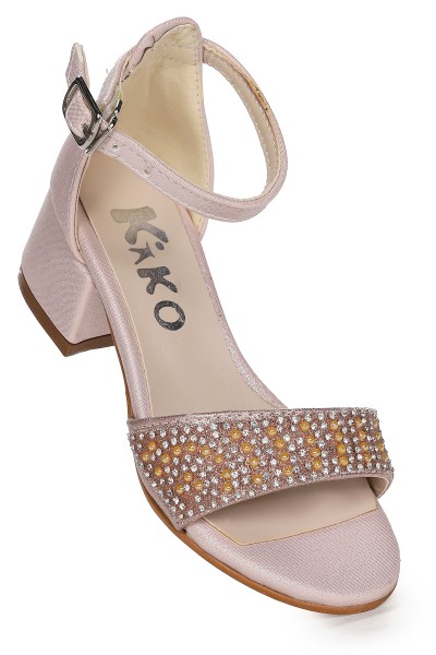 KİKO KİDS HEİDİ VAKKO GÜNLÜK KIZ ÇOCUK 3 CM TOPUKLU SANDALET ABİYE AYAKKABI