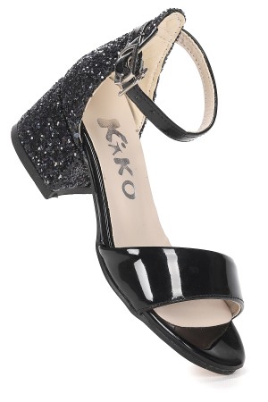 KİKO KİDS SHEİLA AYNA ÇAM GÜNLÜK KIZ ÇOCUK 3 CM TOPUKLU SANDALET ABİYE AYAKKABI