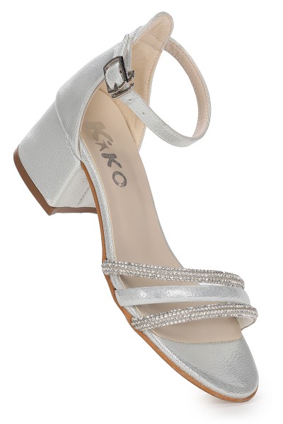 KİKO KİDS HELENA VAKKO GÜNLÜK KIZ ÇOCUK 3 CM TOPUKLU SANDALET ABİYE AYAKKABI