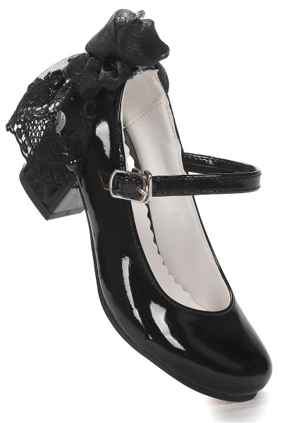 KİKO KİDS CARA RUGAN GÜNLÜK KIZ ÇOCUK 4 CM TOPUKLU ABİYE AYAKKABI