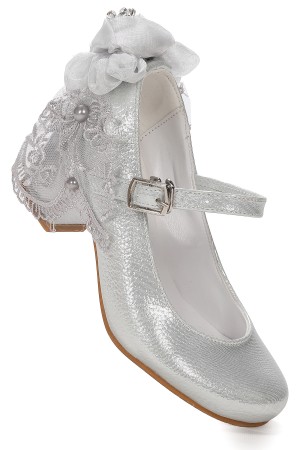 KİKO KİDS CARA VAKKO GÜNLÜK KIZ ÇOCUK 4 CM TOPUKLU ABİYE AYAKKABI