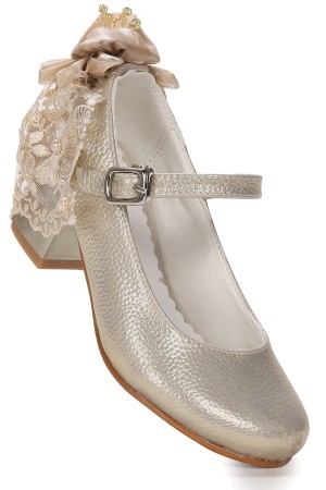 KİKO KİDS CARA VAKKO GÜNLÜK KIZ ÇOCUK 4 CM TOPUKLU ABİYE AYAKKABI