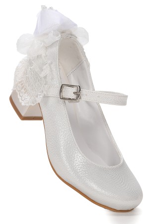 KİKO KİDS CARA VAKKO GÜNLÜK KIZ ÇOCUK 4 CM TOPUKLU ABİYE AYAKKABI