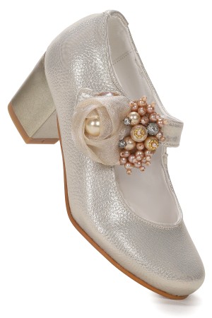 KİKO KİDS ANGELİNA VAKKO GÜNLÜK KIZ ÇOCUK 4 CM TOPUKLU ABİYE AYAKKABI