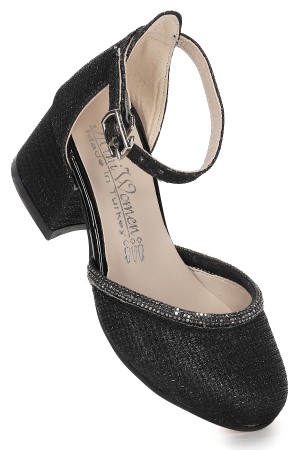 KİKO KİDS RESSA ÇUPRA TAŞLI KIZ ÇOCUK 5 CM TOPUKLU SANDALET ABİYE AYAKKABI