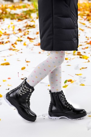 KİKO KİDS TERMO TABAN KIZ ÇOCUK BOT 621 KIRIŞIK TAŞLI