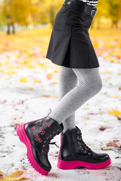 KİKO KİDS TERMO TABAN KIZ ÇOCUK BOT 610-1 ÇATLAK