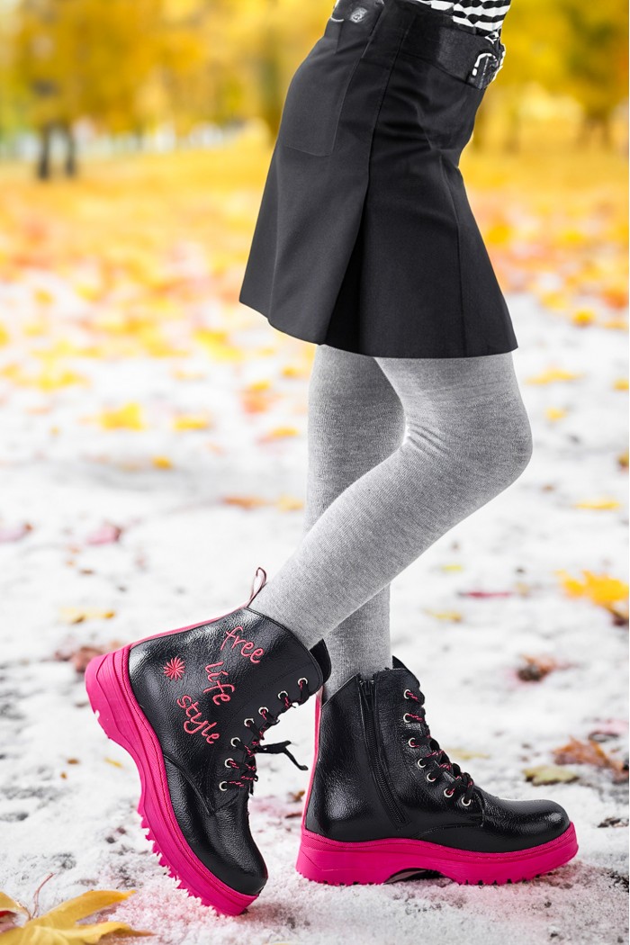 KİKO KİDS TERMO TABAN KIZ ÇOCUK BOT 610-1 ÇATLAK