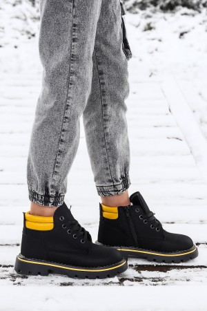 KİKO KİDS FERMUARLI ERKEK ÇOCUK BOT AYAKKABI ARZ 4552