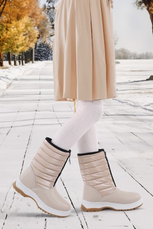 KİKO KİDS CİLT FERMUARLI KIZ ÇOCUK KAR BOTU ARZ 2325