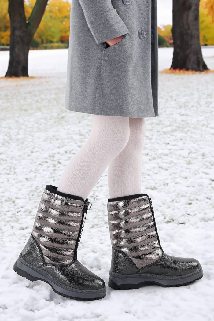 KİKO KİDS VAKKO FERMUARLI KIZ ÇOCUK KAR BOTU ARZ 2732