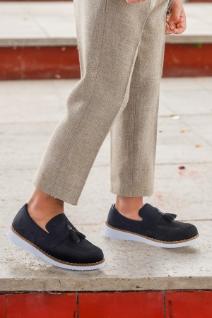 KİKO KİDS CİSİON SÜET PAPYONLU ERKEK ÇOCUK OKUL SÜNNET AYAKKABISI