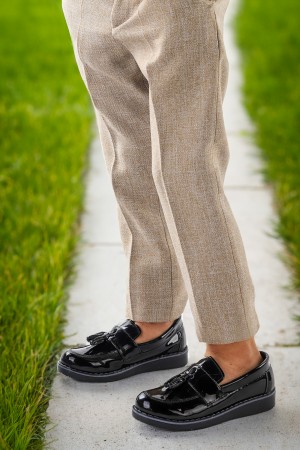 KİKO KİDS CİSİON RUGAN PAPYONLU ERKEK BEBEK SÜNNET AYAKKABISI