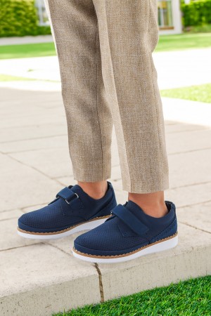 KİKO KİDS CİRCUM NUBUK CIRTLI ERKEK BEBEK SÜNNET AYAKKABISI