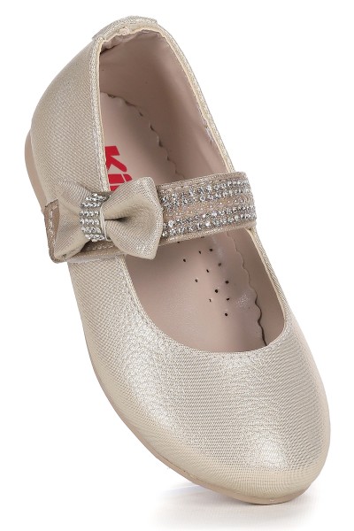 KİKO KİDS CERRY VAKKO CIRTLI KIZ ÇOCUK TAŞLI BABET AYAKKABI