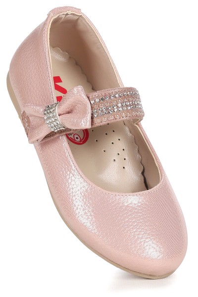 KİKO KİDS CERRY VAKKO CIRTLI KIZ ÇOCUK TAŞLI BABET AYAKKABI