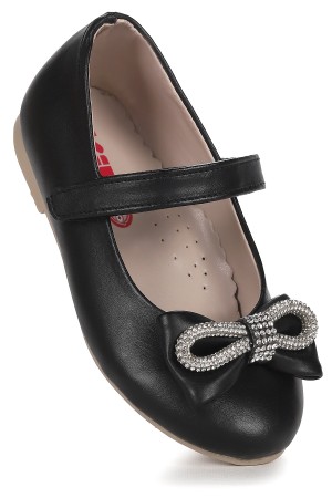 KİKO KİDS BOWTİE PAPYON TAŞLI CIRTLI KIZ ÇOCUK BABET AYAKKABI