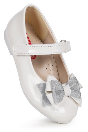 KİKO KİDS CIRTLI KUM SİM FİYONKLU KIZ ÇOCUK BABET AYAKKABI EGE 202 RUGAN