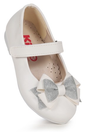 KİKO KİDS CIRTLI KUM SİM FİYONKLU KIZ ÇOCUK BABET AYAKKABI EGE 202 CİLT