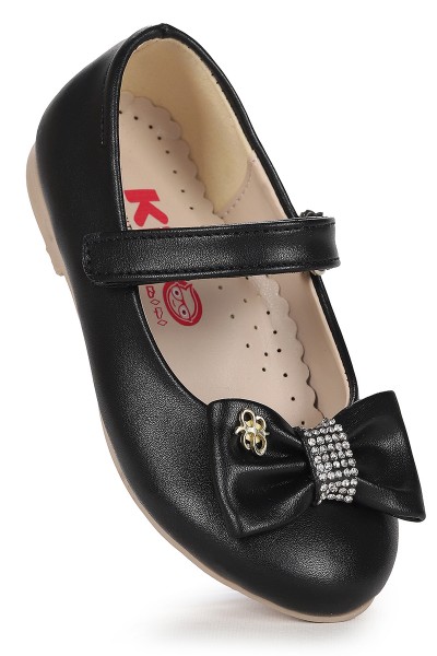 KİKO KİDS CIRTLI FİYONKLU KIZ ÇOCUK BABET AYAKKABI EGE 201 CİLT