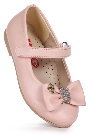 KİKO KİDS CIRTLI FİYONKLU KIZ ÇOCUK BABET AYAKKABI EGE 201 CİLT