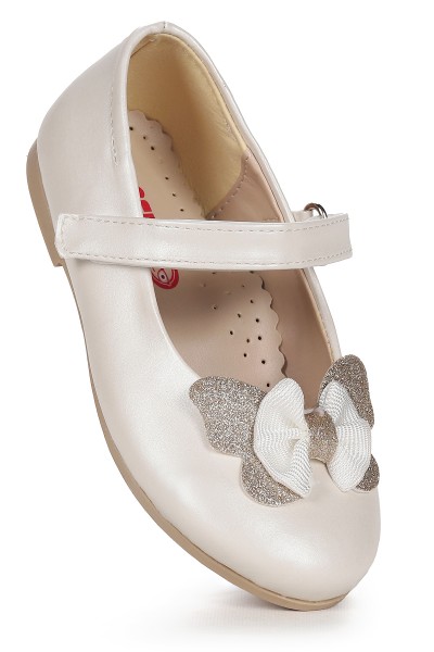 KİKO KİDS TAŞLI CIRTLI KIZ ÇOCUK FİYONKLU BABET AYAKKABI EGE 204 CİLT