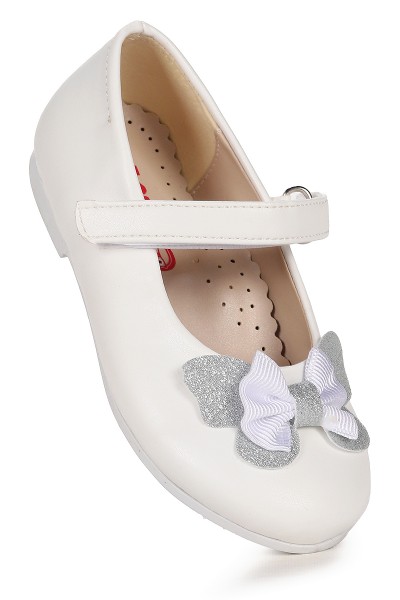 KİKO KİDS TAŞLI CIRTLI KIZ ÇOCUK FİYONKLU BABET AYAKKABI EGE 204 CİLT