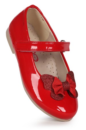 KİKO KİDS TAŞLI CIRTLI KIZ ÇOCUK FİYONKLU BABET AYAKKABI EGE 204 RUGAN