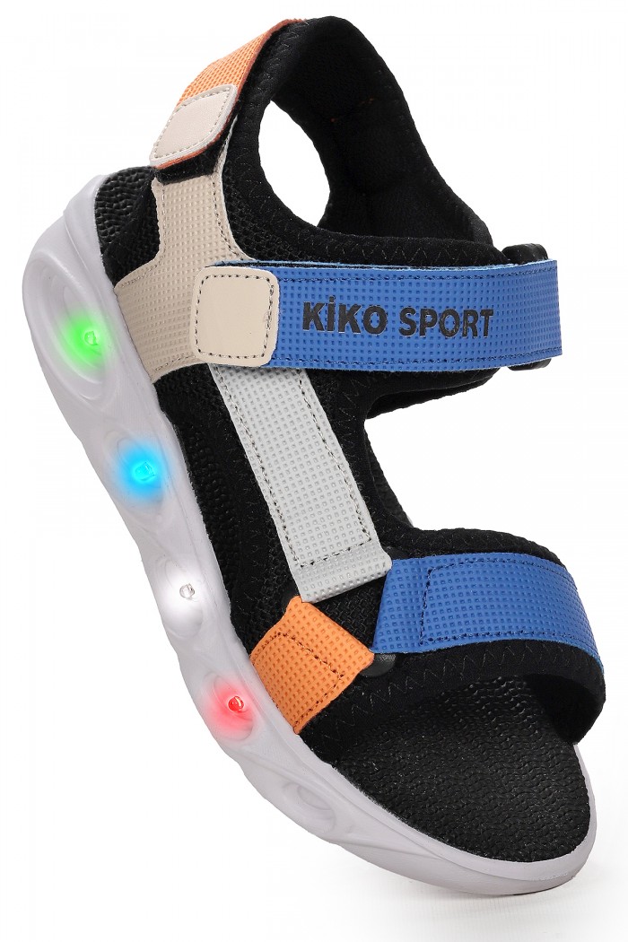 KİKO KİDS 103 IŞIKLI ERKEK ÇOCUK CIRTLI SANDALET AYAKKABI