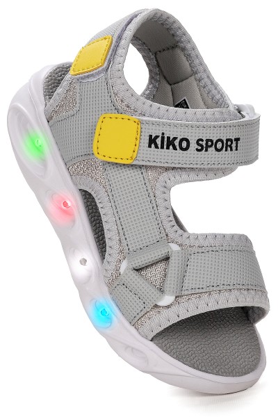 KİKO KİDS 103 IŞIKLI ERKEK ÇOCUK CIRTLI SANDALET AYAKKABI