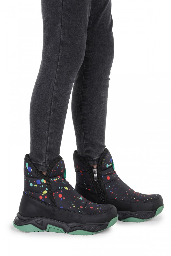 KİKO KİDS ROCCO FERMUARLI ERKEK ÇOCUK KAR BOTU