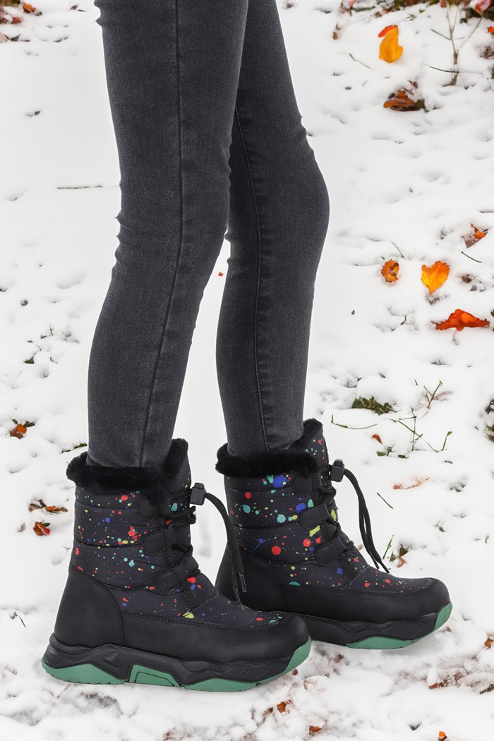 KİKO KİDS BAMBU BAĞCIKLI ERKEK ÇOCUK KAR BOTU