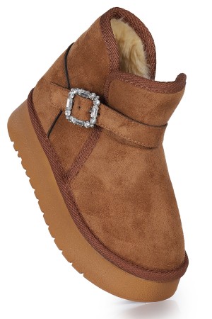 KİKO KİDS ROKCA NUBUK KEMERLİ KIZ ÇOCUK BOT AYAKKABI