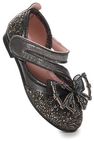 KİKO KİDS VAKKO CIRTLI FİYONKLU KIZ ÇOCUK BABET AYAKKABI ARÇ 08