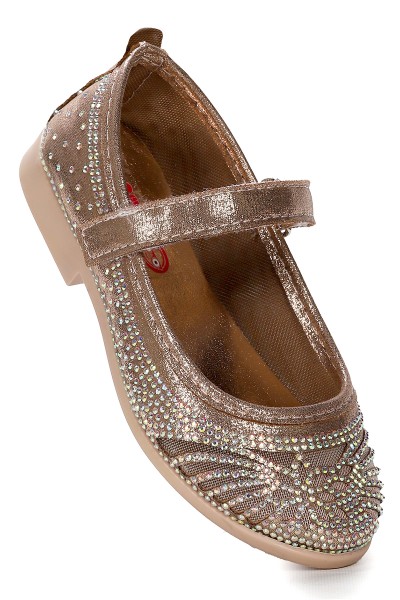 KİKO KİDS VAKKO CIRTLI KIZ ÇOCUK BABET AYAKKABI ARÇ 06