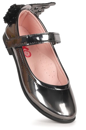 KİKO KİDS FRİGA AYNA KELEBEK CIRTLI KIZ ÇOCUK BABET AYAKKABI