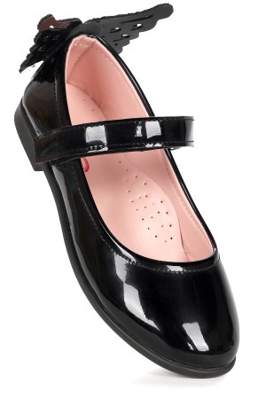 KİKO KİDS FRİGA AYNA KELEBEK CIRTLI KIZ ÇOCUK BABET AYAKKABI