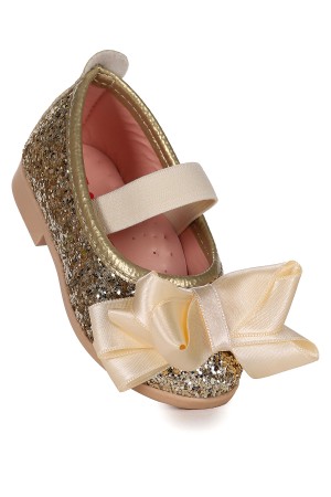 KİKO KİDS PANI CAM KIRIĞI FİYONK LASTİKLİ KIZ BEBEK BABET AYAKKABI