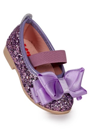 KİKO KİDS PANI CAM KIRIĞI FİYONK LASTİKLİ KIZ BEBEK BABET AYAKKABI