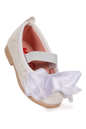 KİKO KİDS PANI CAM KIRIĞI FİYONK LASTİKLİ KIZ BEBEK BABET AYAKKABI