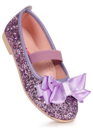 KİKO KİDS PANI CAM KIRIĞI FİYONK LASTİKLİ KIZ ÇOCUK BABET AYAKKABI