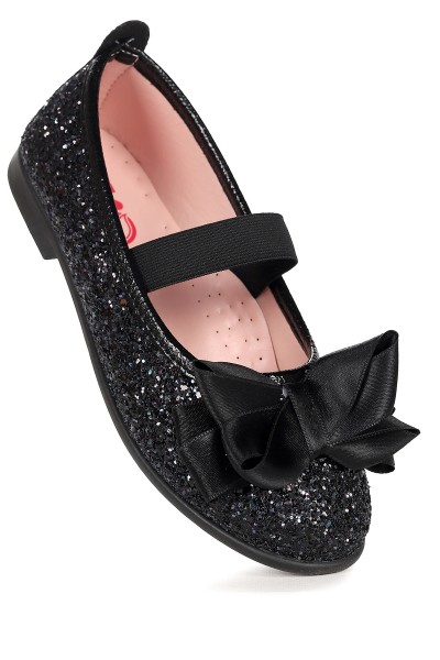 KİKO KİDS PANI CAM KIRIĞI FİYONK LASTİKLİ KIZ ÇOCUK BABET AYAKKABI