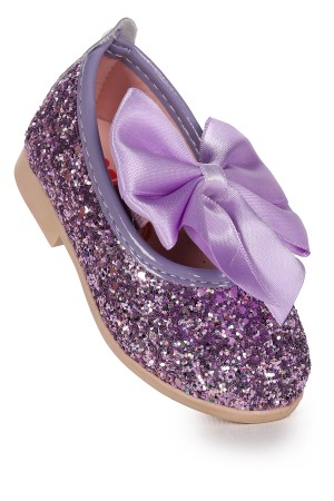 KİKO KİDS TARİ CAM KIRIĞI FİYONK LASTİKLİ KIZ BEBEK BABET AYAKKABI