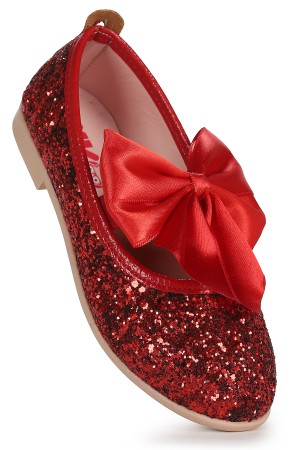 KİKO KİDS TARİ CAM KIRIĞI FİYONK LASTİKLİ KIZ ÇOCUK BABET AYAKKABI